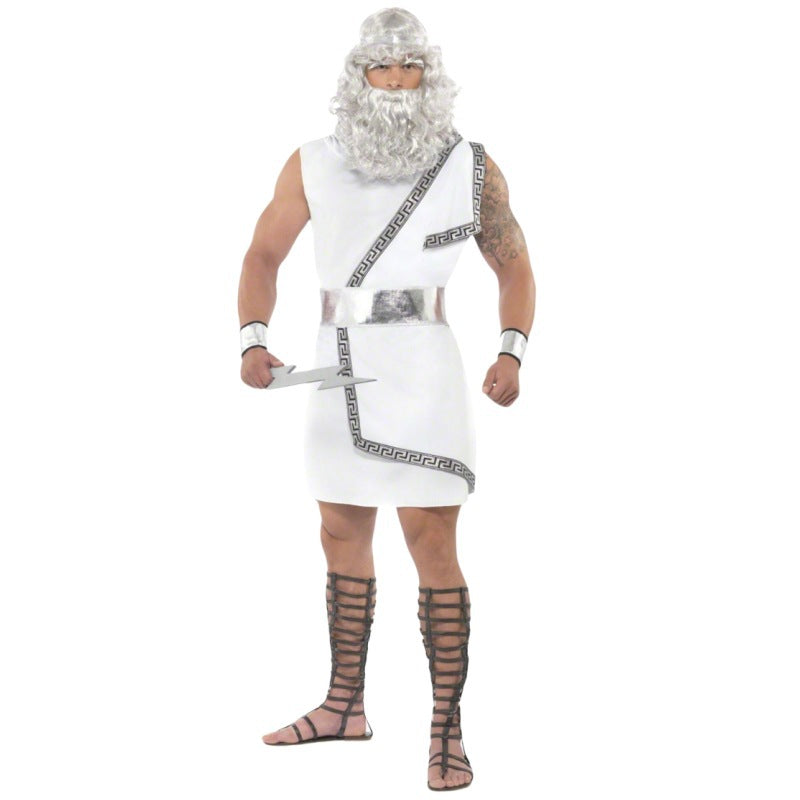 Egyptian Pharaoh Warrior Costume for Men, product photo 2 on a white background