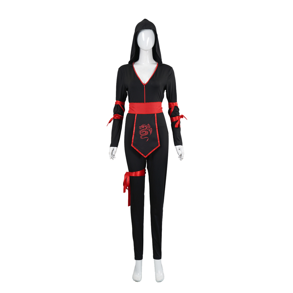 Ninja Costume for Women, product photo 4 on a white background