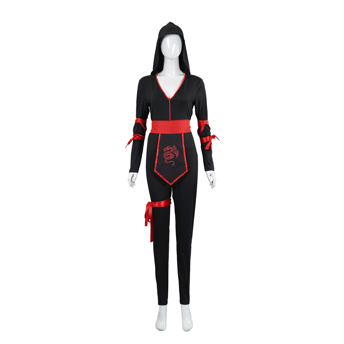 Ninja Costume for Women, product photo 4 on a white background