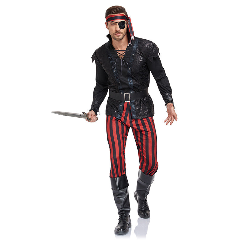Pirate Captain Costume for Adults, product photo 3 on a white background