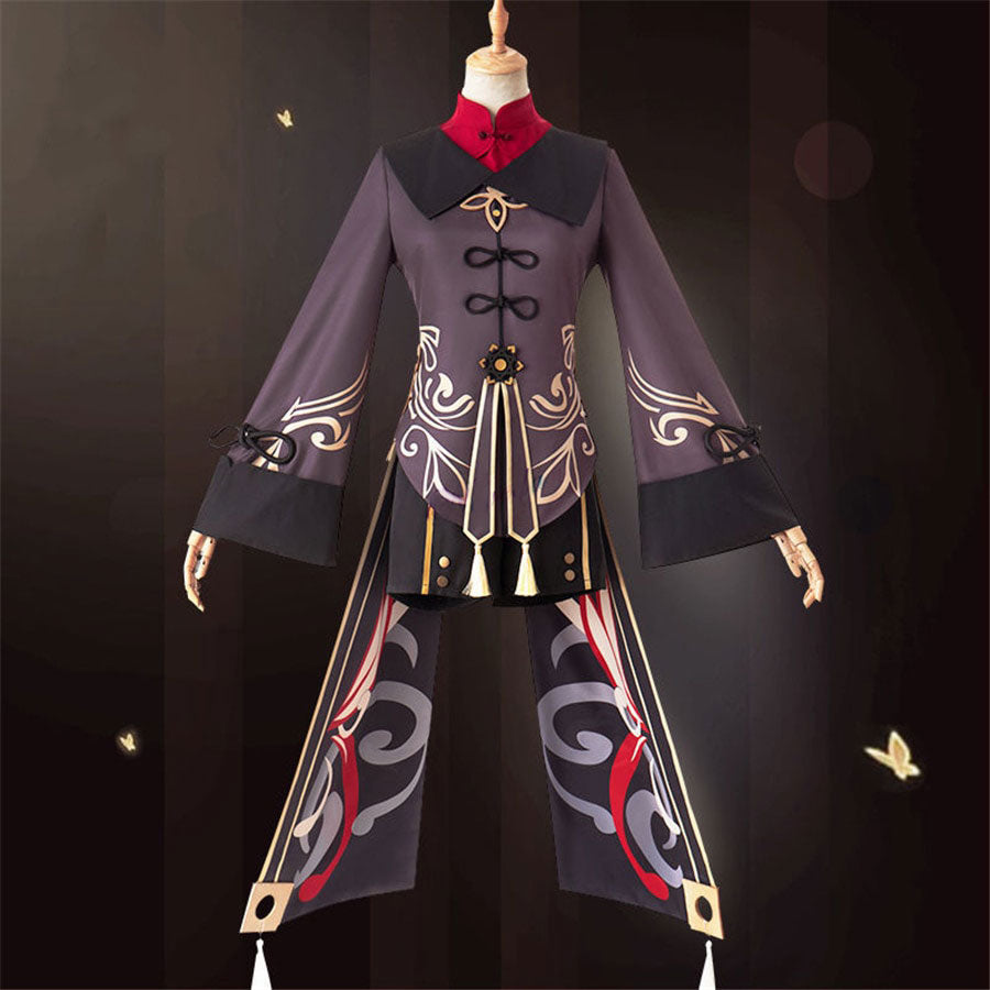 Genshin Impact Hu Tao Cosplay Costume Women Adult Halloween