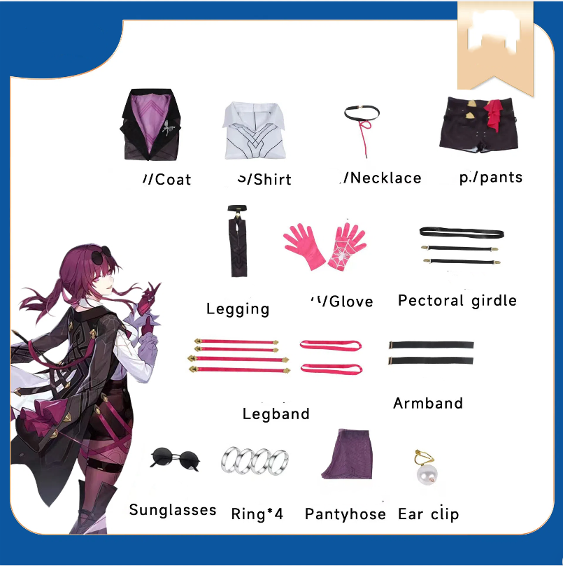 Honkai Star Rail Kafka Cosplay Costume Women Adult Halloween Outfit