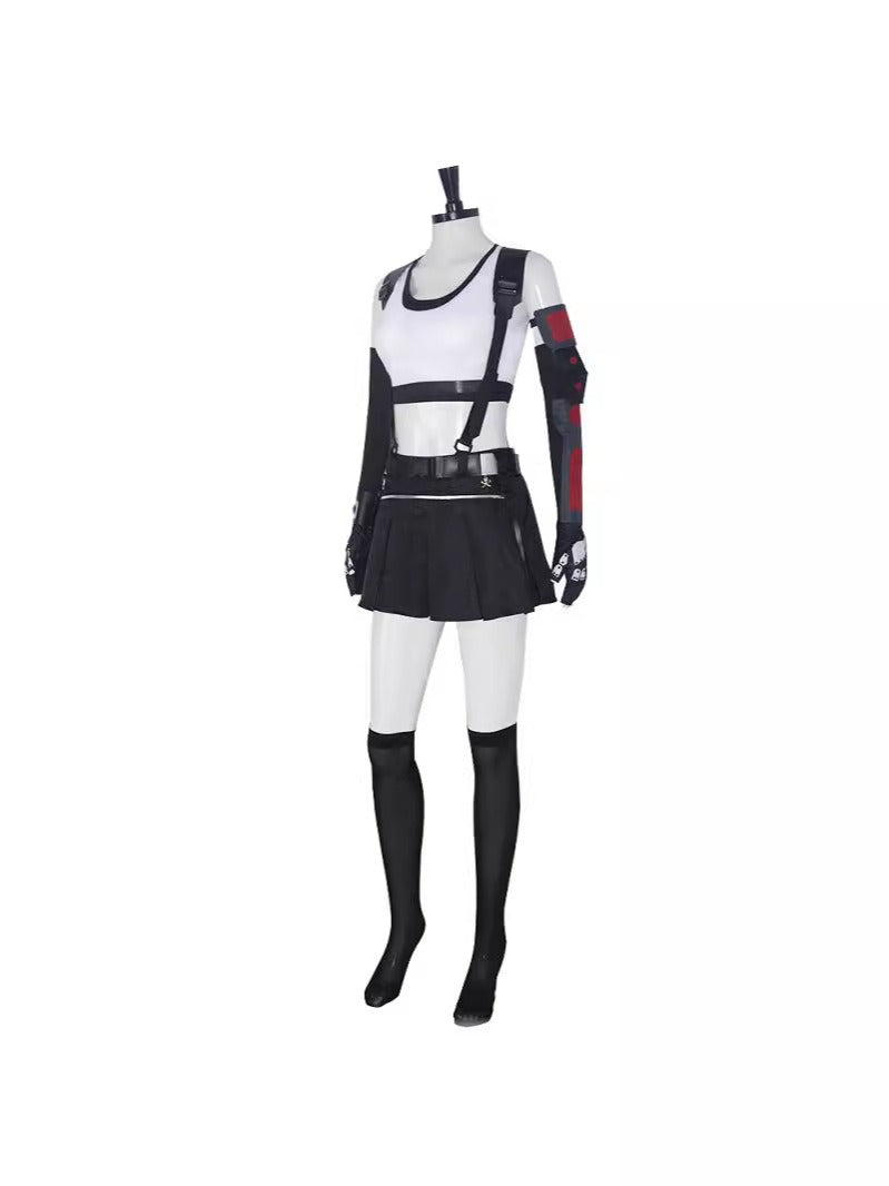 Final Fantasy 7 Tifa Lockhart Cosplay Costume Women Adult Halloween Outfit