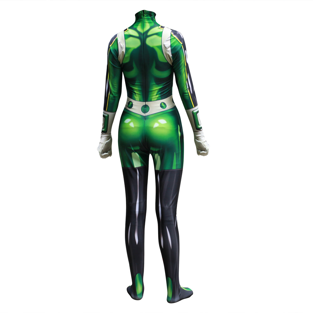 My Hero Academia Tsuyu Asui Cosplay Bodysuit Women Adult Halloween
