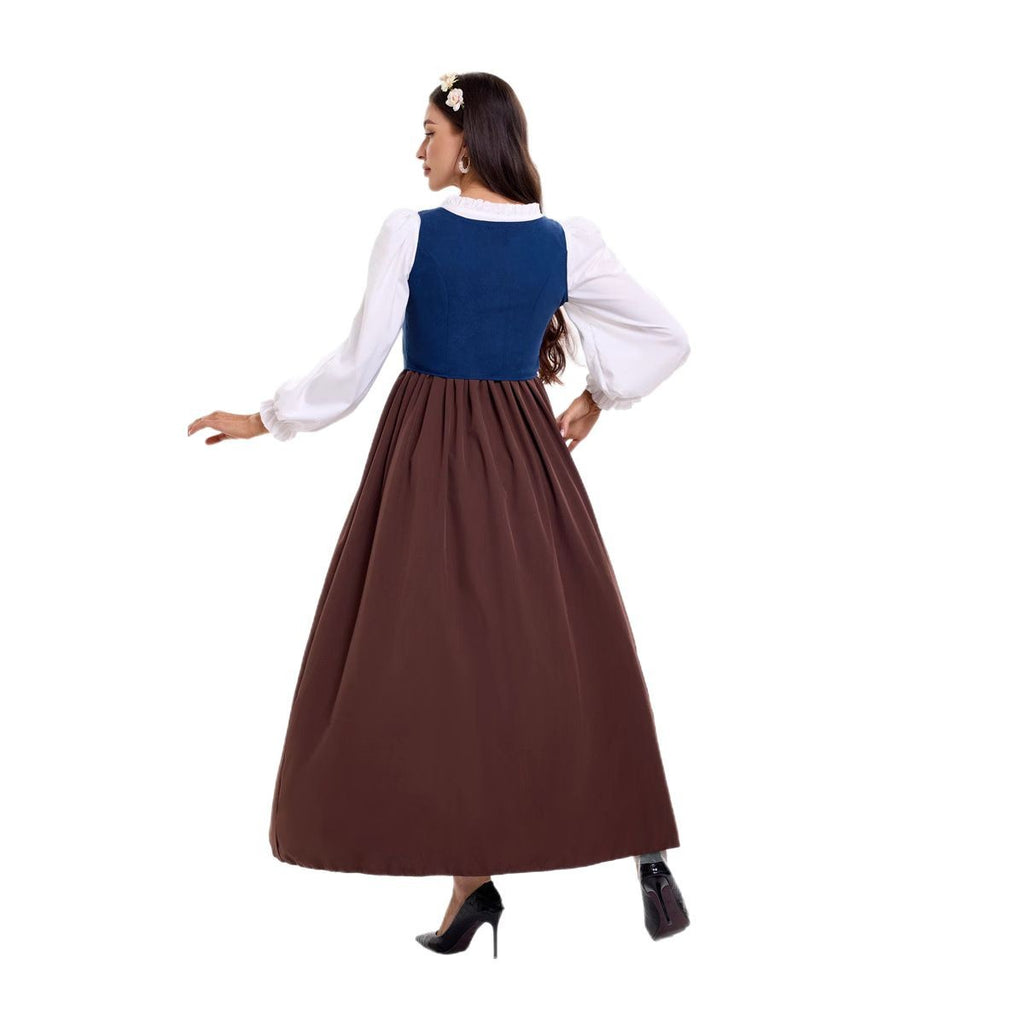 Medieval Renaissance Court Victorian Dress for Women, product photo 5 on a white background