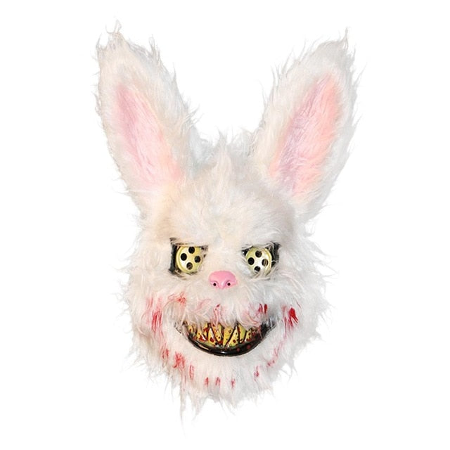 Bloody Rabbit Mask for Adults, costume photo 6