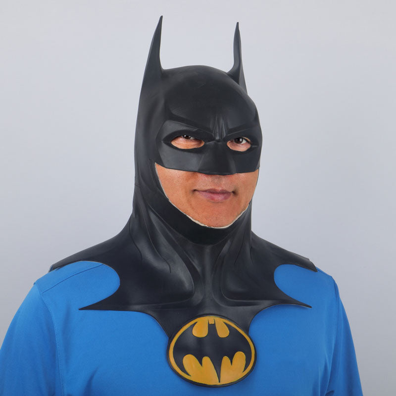 Masked Vigilante Latex Mask for Adults, costume photo