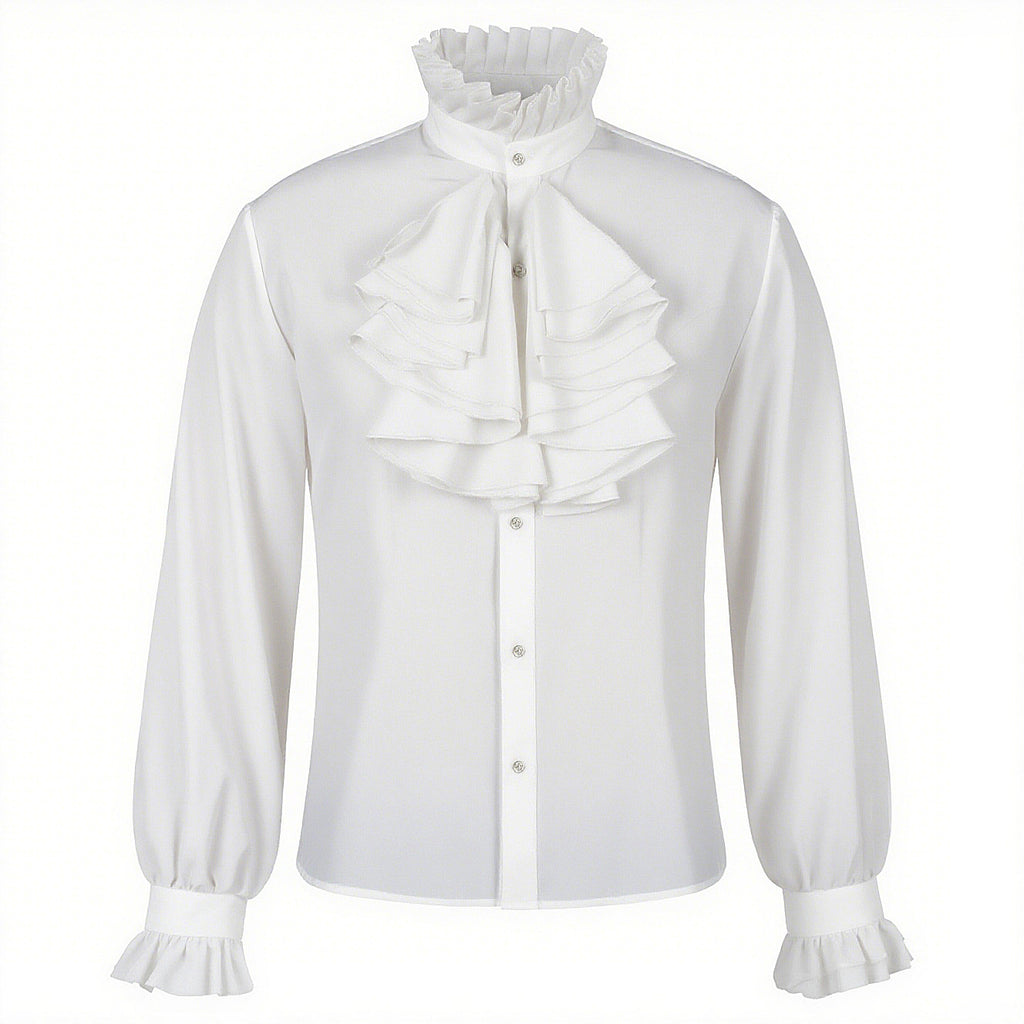 Vampire Victorian Steampunk Costume for Adults, front view on a white background