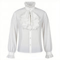 Vampire Victorian Steampunk Costume for Adults, front view on a white background