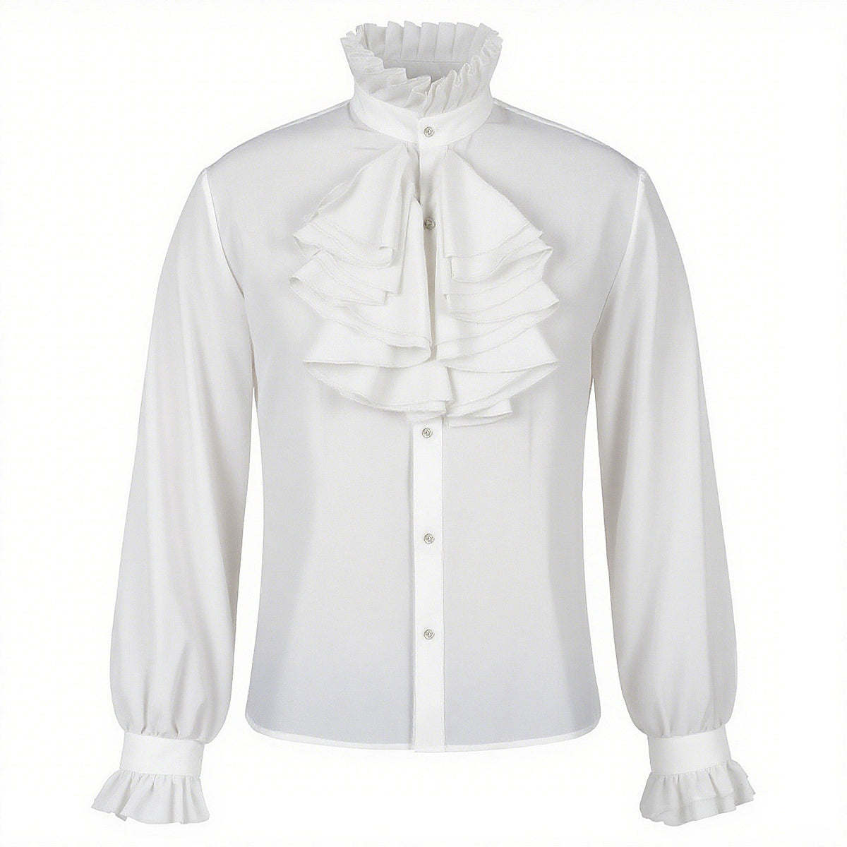 Vampire Victorian Steampunk Costume for Adults, front view on a white background