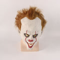Evil Clown Latex Mask for Adults, costume photo