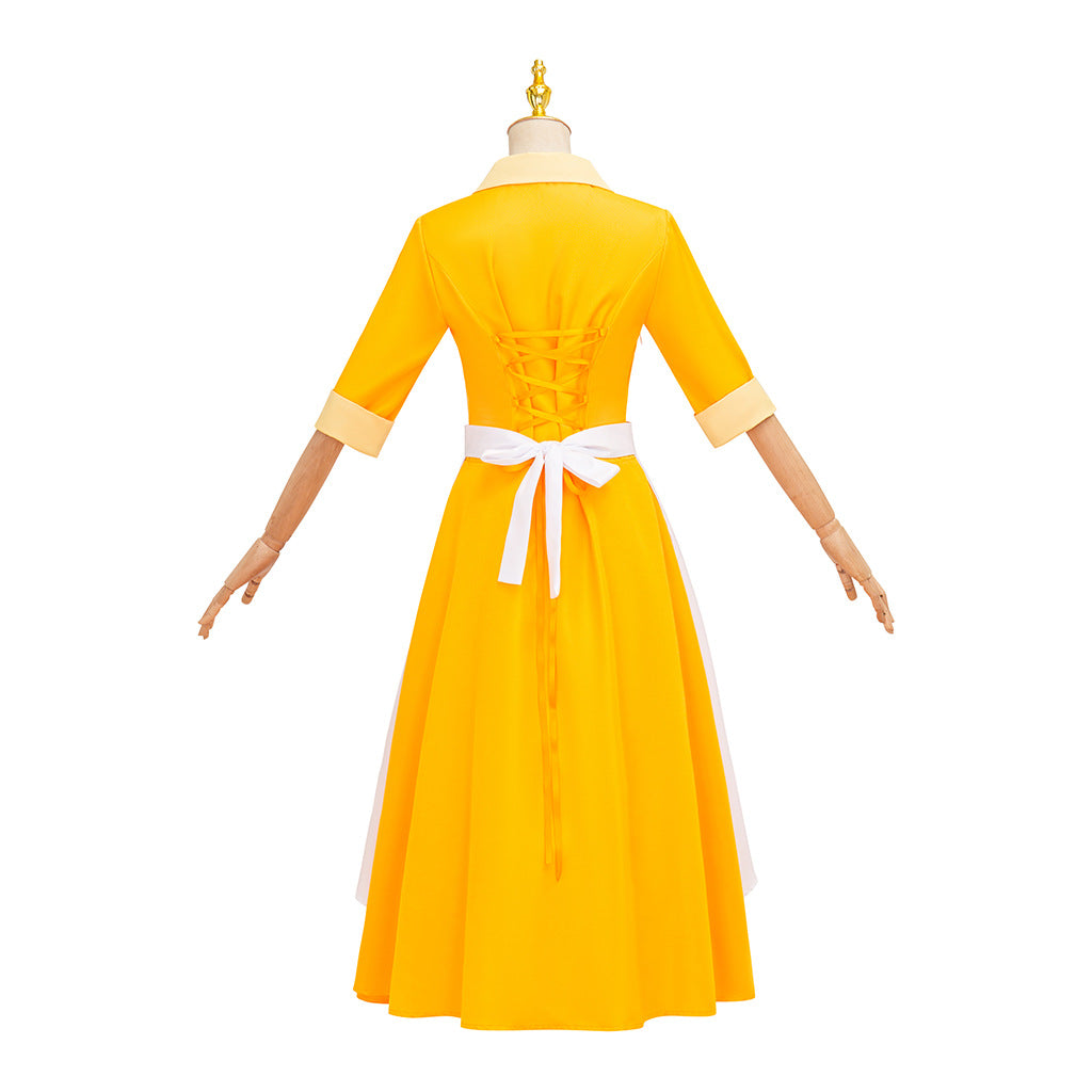 Frog Princess Costume Adult Halloween Cosplay Yellow Dress – photo 4