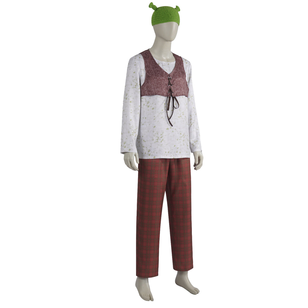 Green Ogre Costume for Adults, product photo 2 on a white background