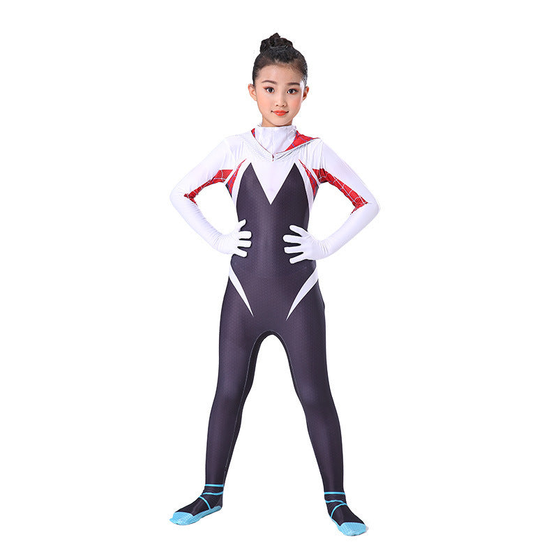 Miles Morales Spider-Man Bodysuit Costume Adult Halloween Cosplay 150-190cm – photo 4
