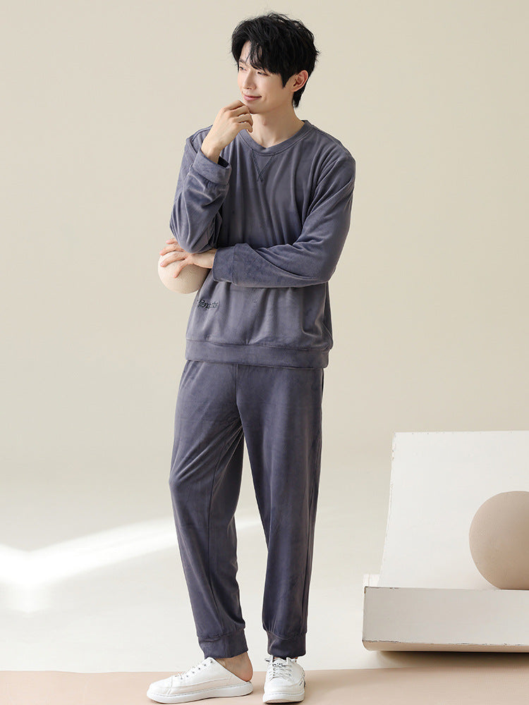 Couple's pajamas pullover home clothes