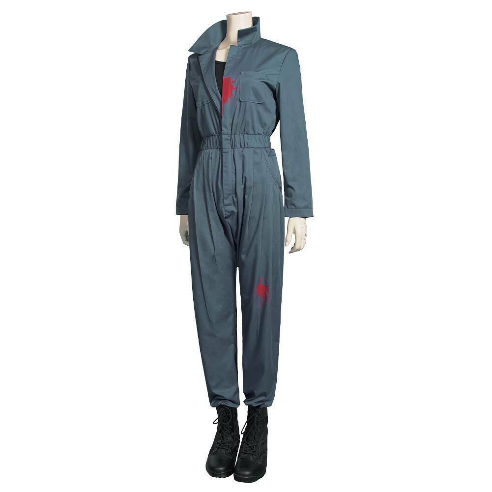 Horror Slasher Mechanic Uniform for Adults, product photo 2 on a white background