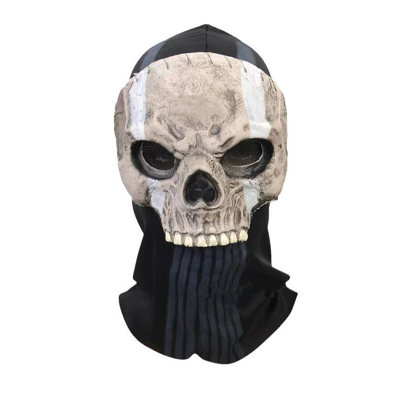 Call of Duty Style Skull Mask for Adults, product photo 2 on a white background