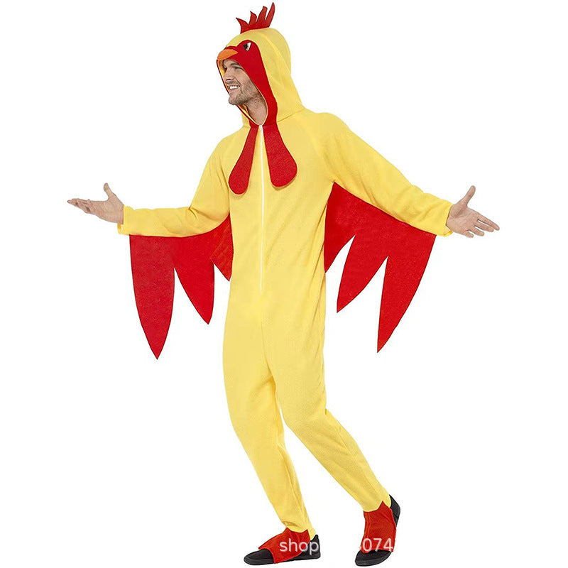 Cosplay Halloween Stage Performance Adult Hen Luxurious Rooster Bird Costume Role Play Costume
