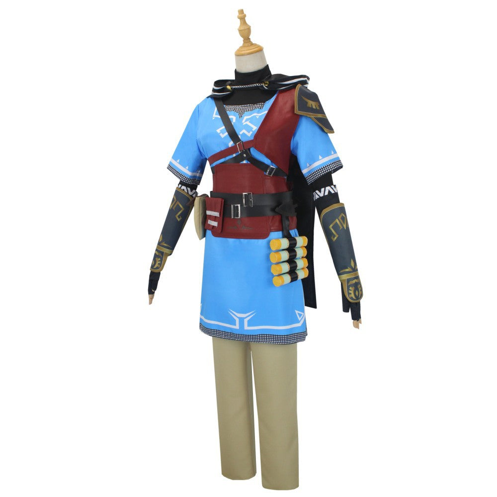 Fantasy Hero Adventurer Costume for Kids and Adults, product photo 2 on a white background