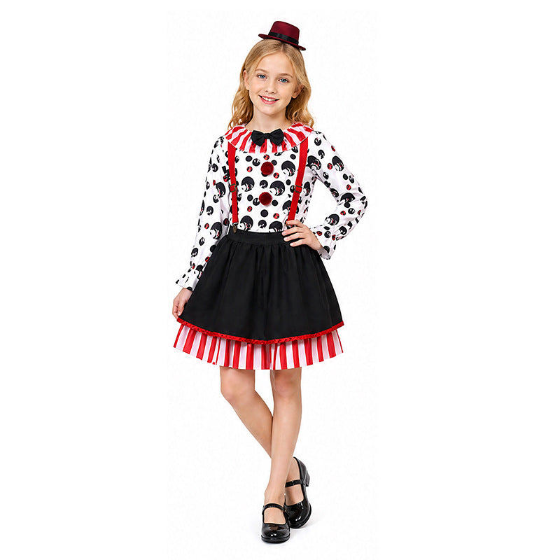 Phantom Circus Clown Costume for Adults, product photo 3 on a white background