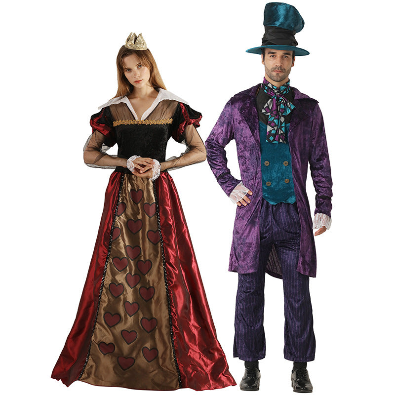 Storybook King and Queen Couple Costume for Couples, costume photo