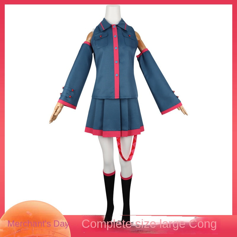 Chiyu Cosplay Costume Blue Uniform Chiyu Anime Game Future Cosplay Outfit