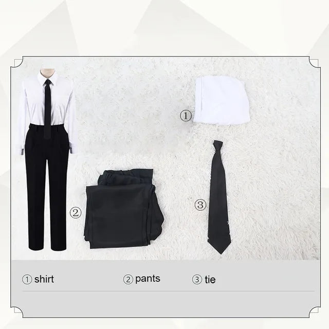 Chainsaw Man Makima Cosplay Costume Women Trench Coat Suit Adult Halloween