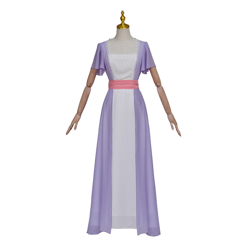Titanic Rose Dress for Women, front view on a white background