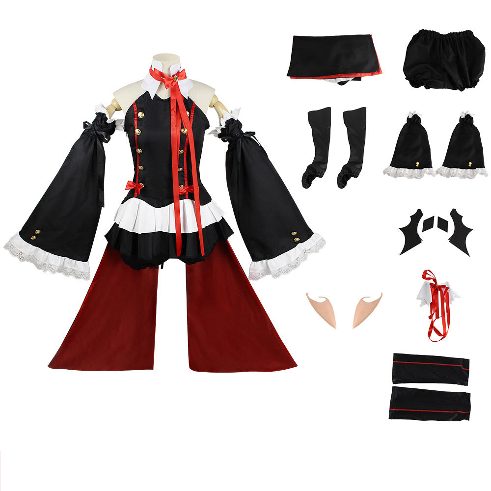 Kururu Vampire Costume for Women, product photo 2 on a white background
