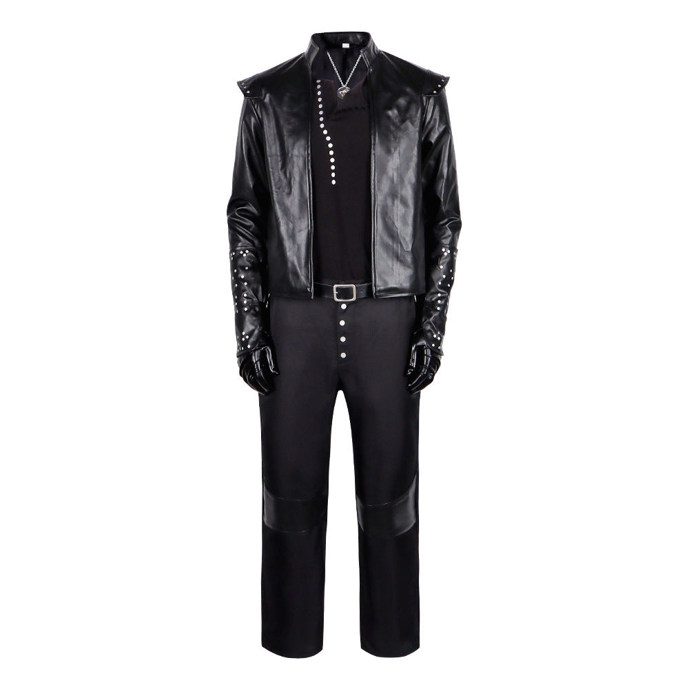 Witcher Geralt of Rivia Cosplay Costume Men Adult Halloween Outfit