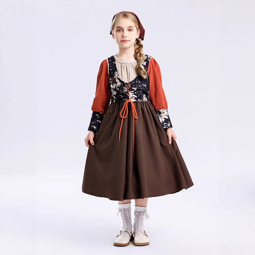 Little Match Fairy Tale Costume for Girls, costume photo 3