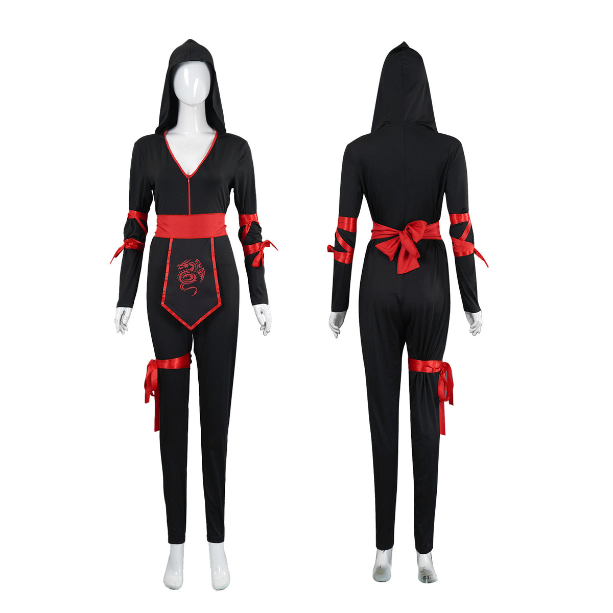 Ninja Costume for Women, product photo 2 on a white background