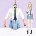 Marin Kitagawa Costume Women JK School Uniform Wig Anime Halloween Cosplay S-XL – Kitagawa cosplay server