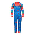 Killer Doll Overalls Costume for Adults, product photo 5 on a white background