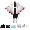 Demon Slayer Shinobu Kocho Costume Women Butterfly Haori Halloween Cosplay