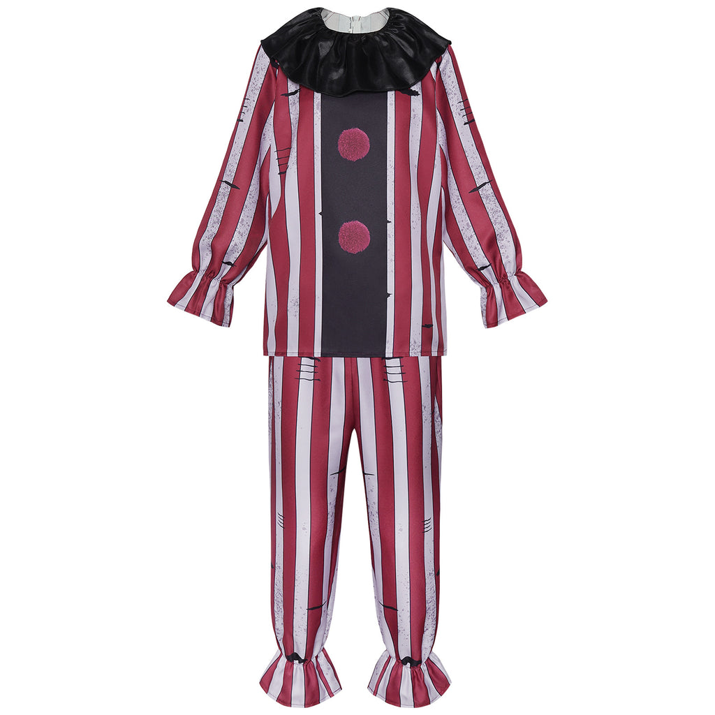 Nightmare Evil Clown Costume for Adults, product photo 3 on a white background