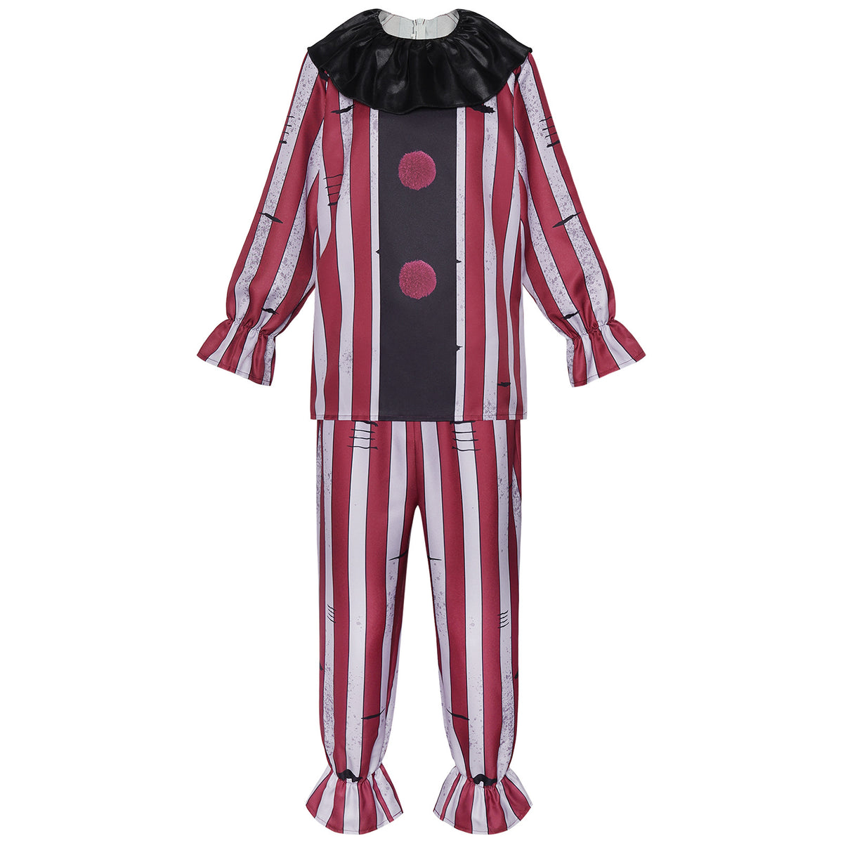 Nightmare Evil Clown Costume for Adults, product photo 3 on a white background