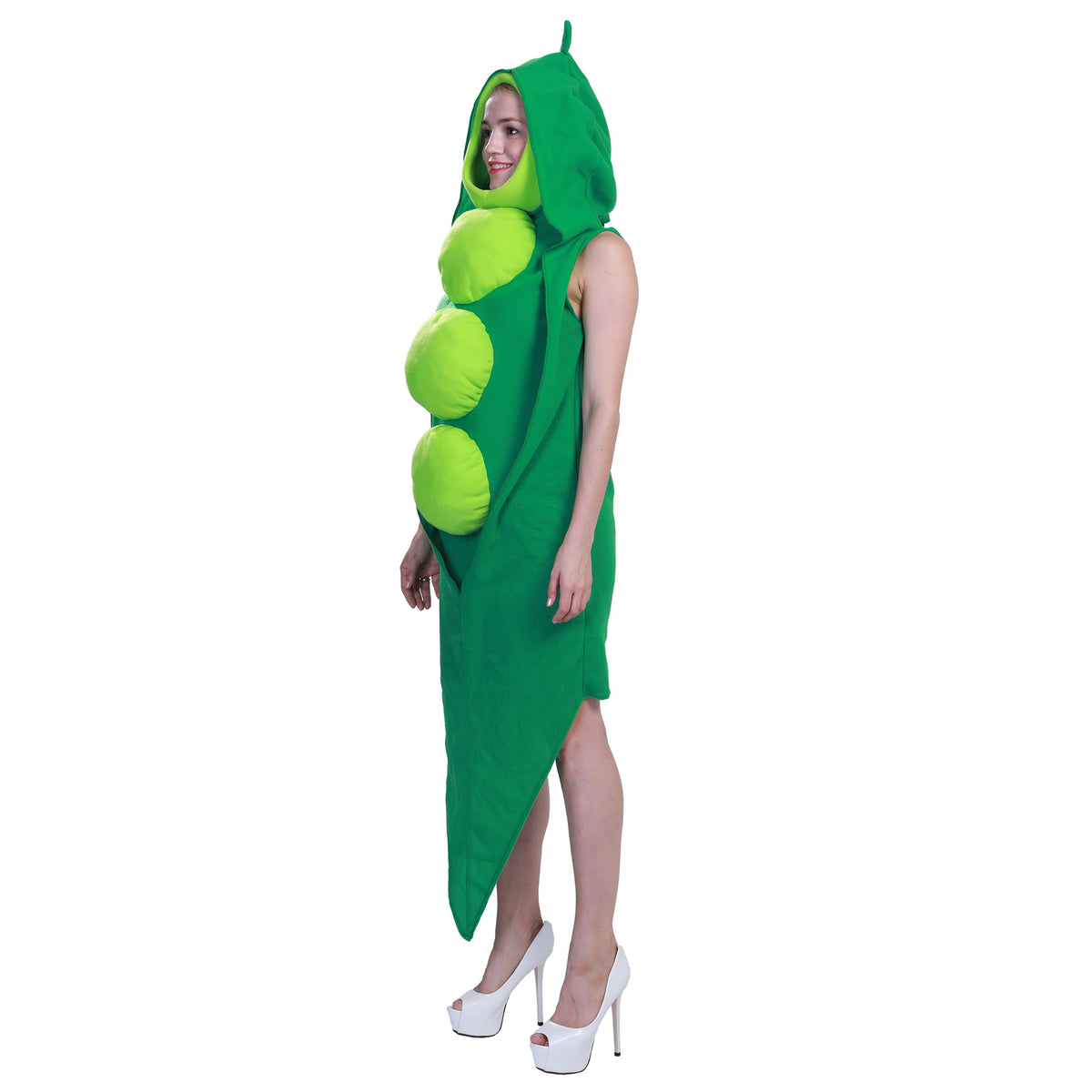 Food pea cosplay costume festival carnival vegetable stage costume halloween