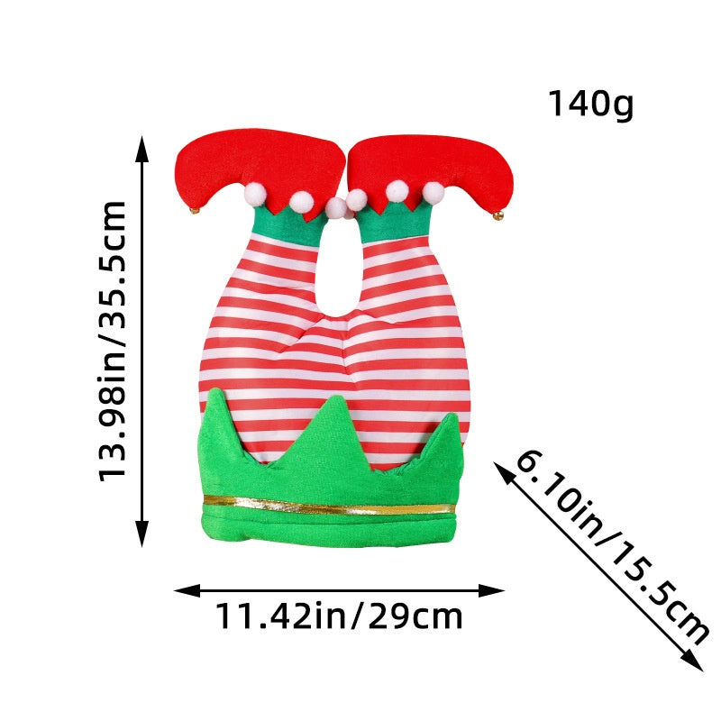 Christmas Decorations Christmas Hat Kids Adult Pants Hat Elf Hat Party Decoration Supplies