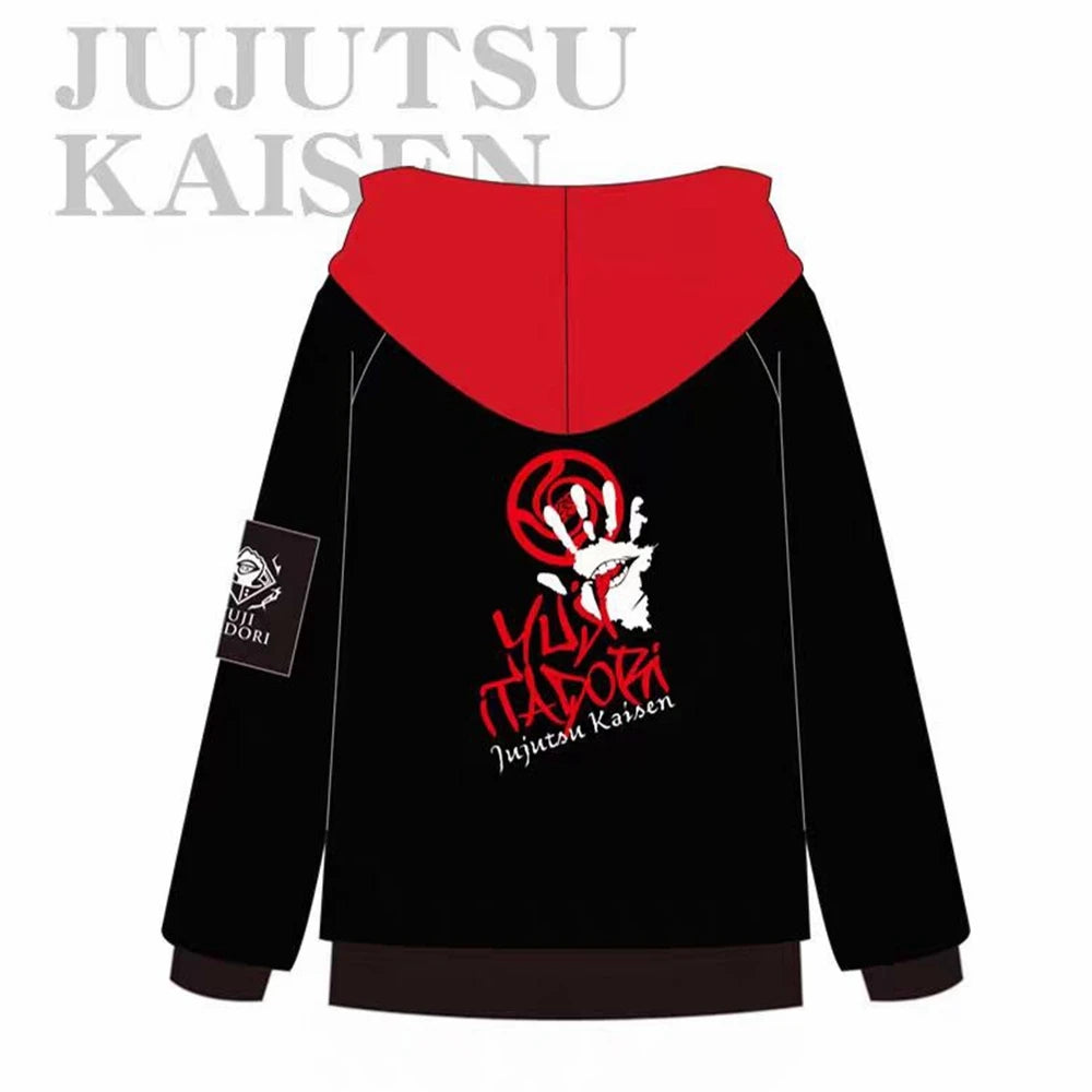 Jujutsu Kaisen Gojo Satoru Cosplay Hoodie Coat Adult Unisex Halloween Anime – photo 4