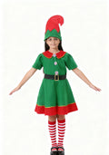 Christmas Elf Costume for Girls, product photo 6 on a white background