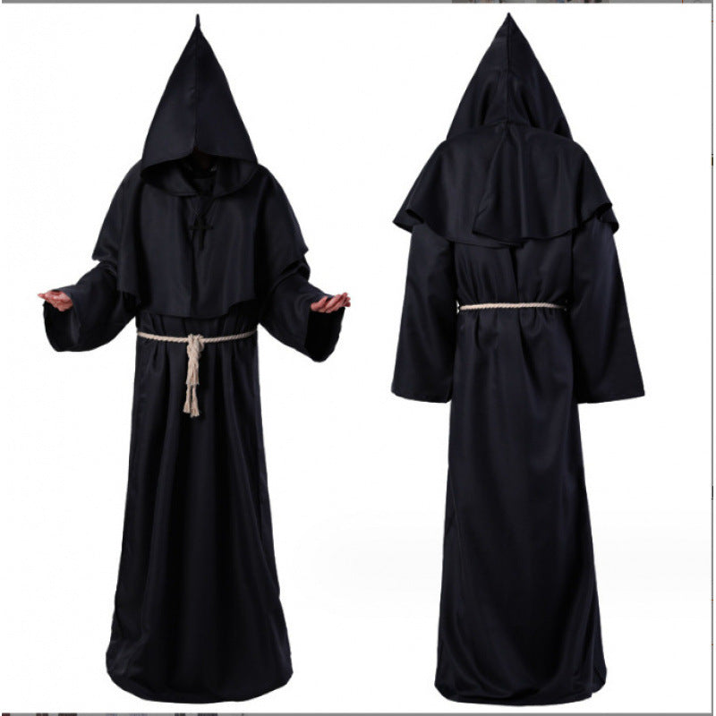 Medieval Monk Robe for Adults, costume photo 3