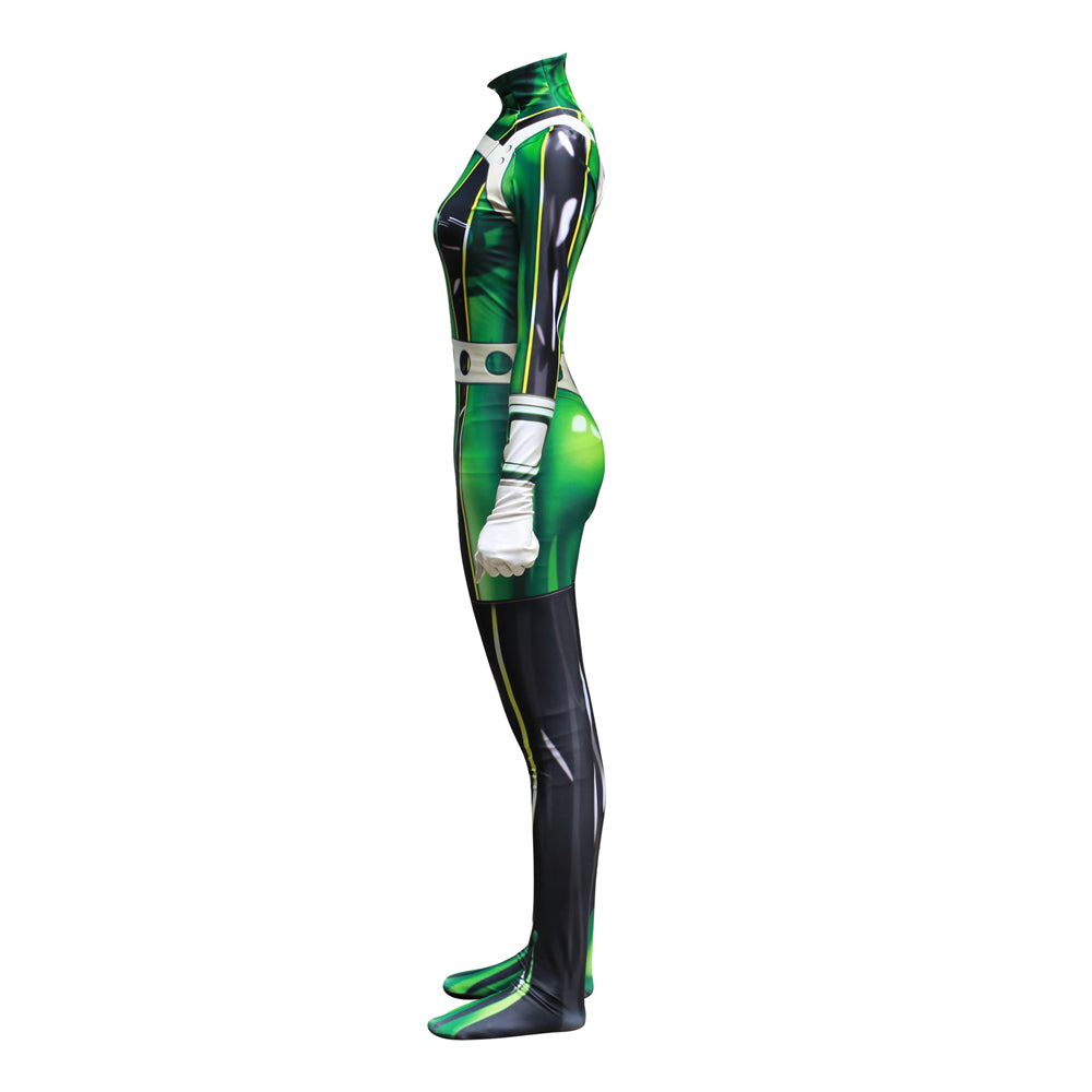 My Hero Academia Tsuyu Asui Cosplay Bodysuit Women Adult Halloween