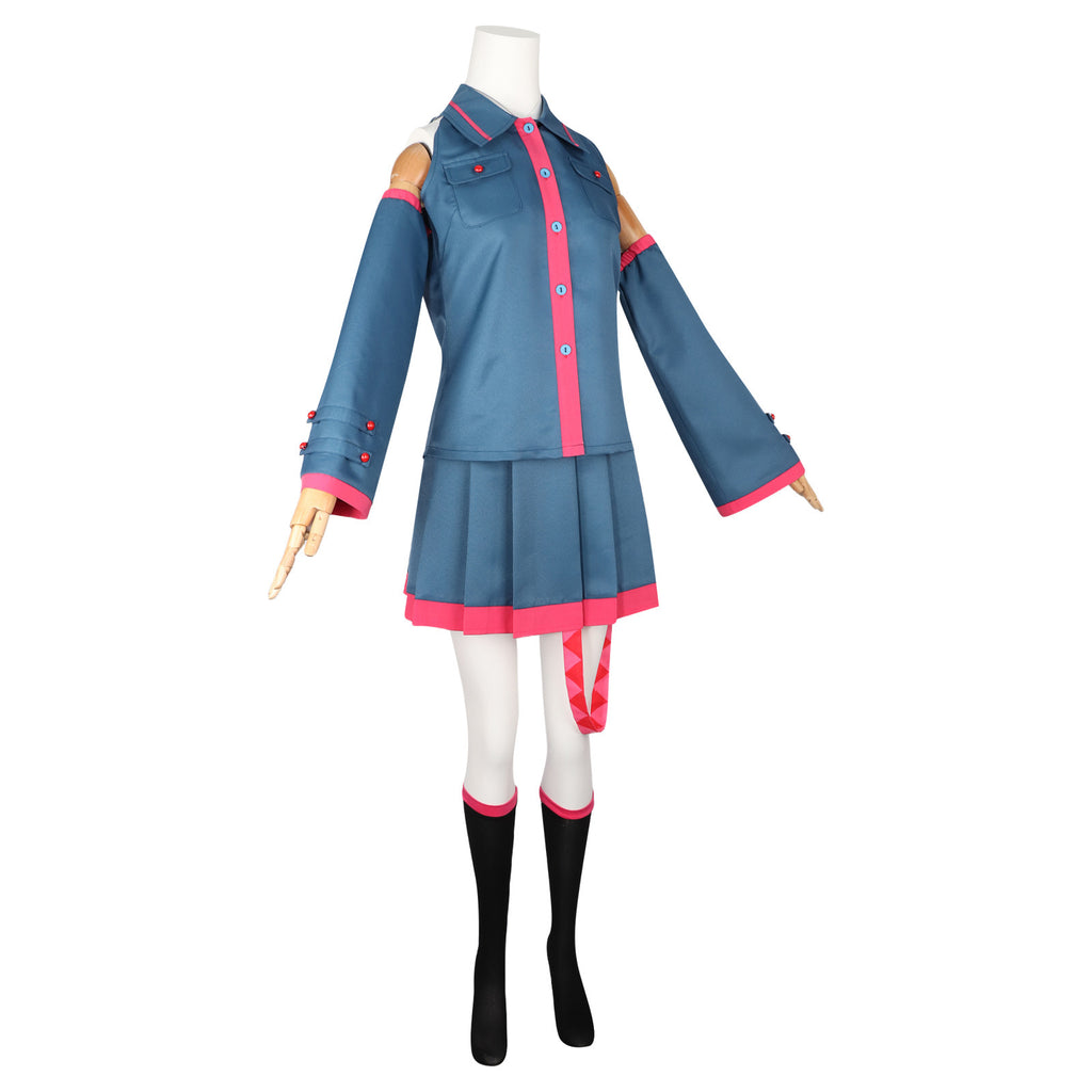 Chiyu Cosplay Costume Blue Uniform Chiyu Anime Game Future Cosplay Outfit