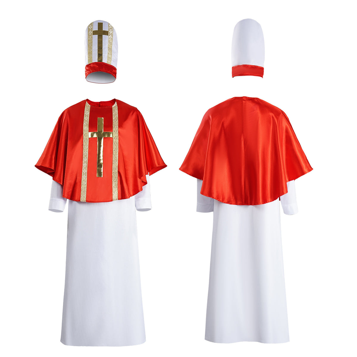 Priest Robe for Men, product photo 5 on a white background