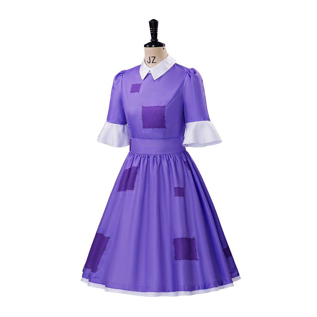 Jester Circus Costume for Women, product photo 2 on a white background