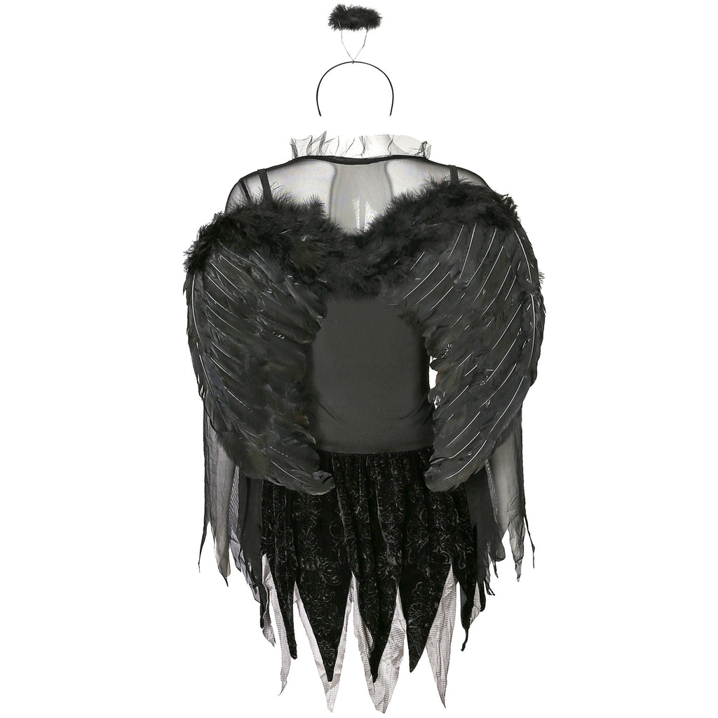 Dark Angel Zombie Costume for Adults, product photo 4 on a white background