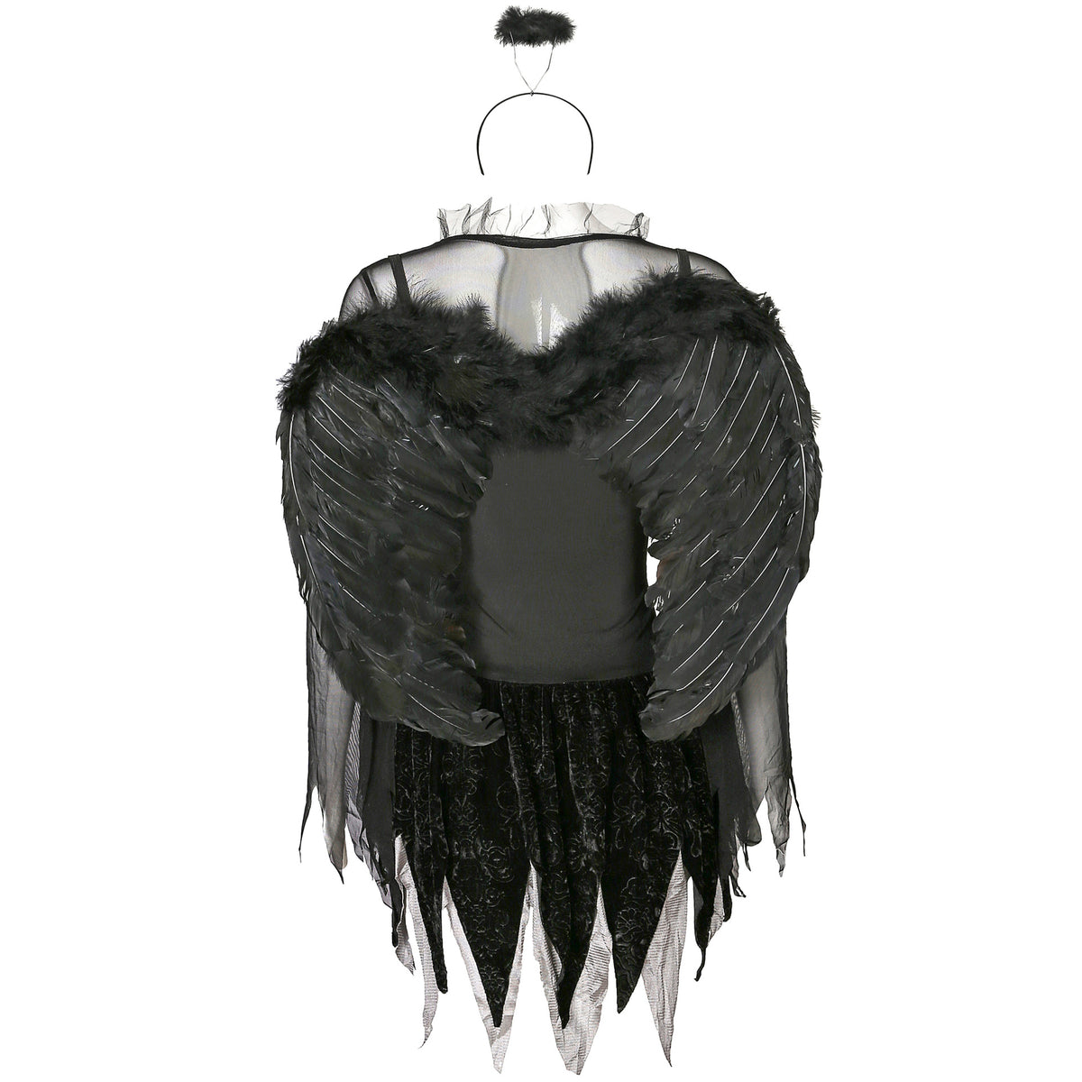 Dark Angel Zombie Costume for Adults, product photo 4 on a white background