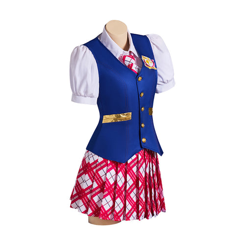 Pink Princess School Uniform for Women, product photo 2 on a white background