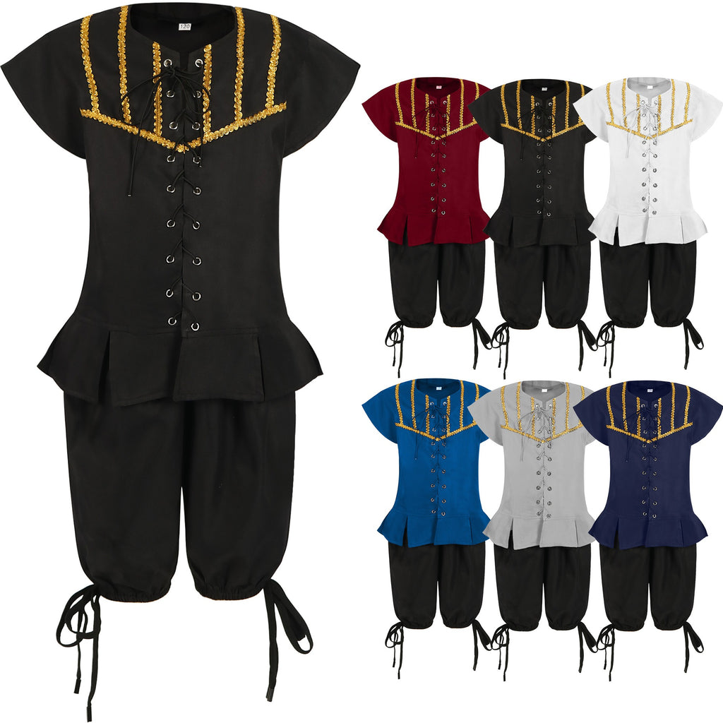 Caribbean Pirate Costume for Girls and Boys, costume photo